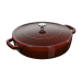 Sauteuse Staub Chistera en fonte émaillée grenadine