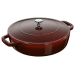 Sauteuse Staub Chistera en fonte émaillée grenadine