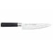 Couteau de chef ajouré 18cm japonais Satake Masamune Saku en PP noir