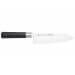 Couteau santoku 17cm japonais Satake Masamune Saku en PP noir