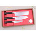 Coffret 3 couteaux japonais Satake Masamune Saku nakiri + santoku + office