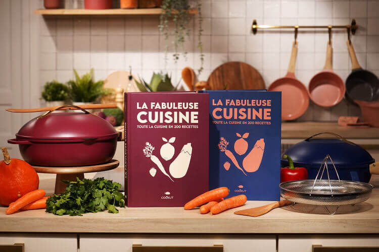 Cookut Livre de cuisine La Fabuleuse pour poêle 8en1
