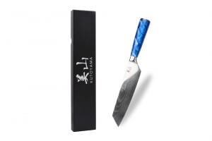 Couteau kiritsuke 20cm Kutoyama Blue Wave