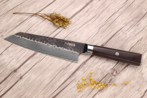 Couteau kiritsuke 17cm Fukito Ébène Damas VG10