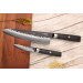 Coffret 2 couteaux Fukito Ébène Damas VG10 Chef + Office