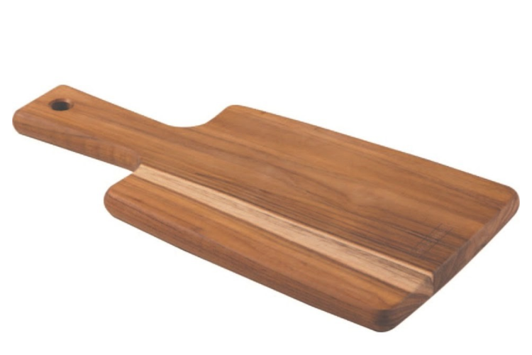 Planche &agrave; d&eacute;couper Tramontina Kitchen en bois de teck FSC 30x15x1,5cm