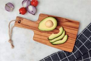 Planche à découper Tramontina Kitchen en bois de teck FSC 30x15x1,5cm