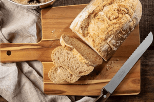 Planche à découper Tramontina Kitchen en bois de teck FSC 34x23x1,5cm