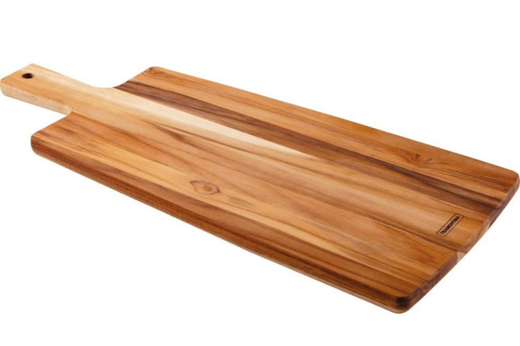 Planche &agrave; d&eacute;couper Tramontina Kitchen en bois de teck FSC 48x18x1,8cm