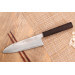Couteau santoku 18cm japonais artisanal Hatsukokoro Ginsou Damas manche en ébène