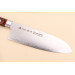 Couteau santoku 17cm japonais Satake Brown Pakkawood VG10 San Maï