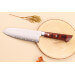 Couteau santoku 17cm japonais Satake Brown Pakkawood VG10 San Maï