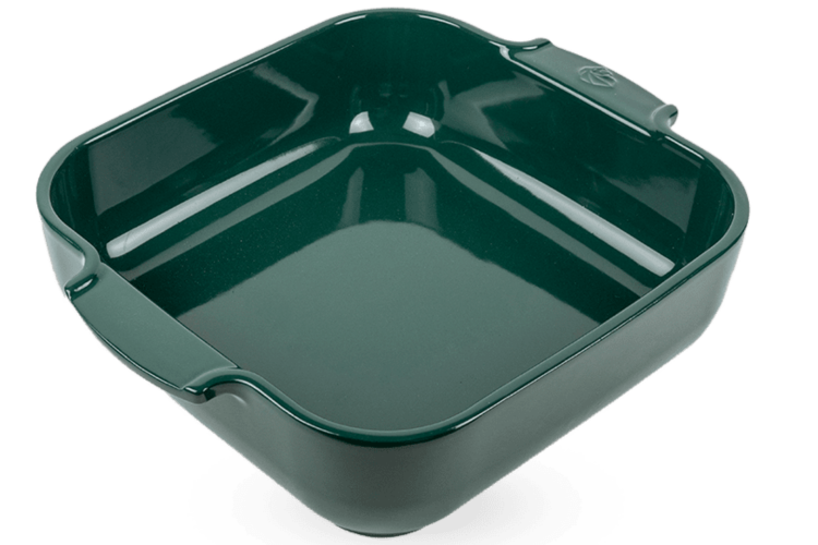Plat four carr&eacute; Peugeot Appolia en c&eacute;ramique vert for&ecirc;t