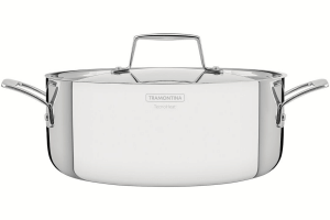 Faitout Tarmontina Grano 4,4L en inox triple couche 24cm