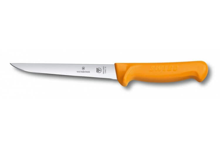 Couteau à désosser professionnel Victorinox SWIBO lame dos droit acier inox 18cm