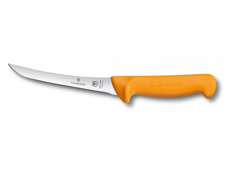 Couteau à désosser professionnel Victorinox SWIBO lame semi-flexible renversée acier inox 13cm