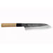 Couteau santoku 18cm japonais artisanal Sakai Kikumori Kikuzuki Kuro