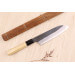 Couteau santoku 18cm japonais artisanal Sakai Kikumori Kikuzuki Kuro