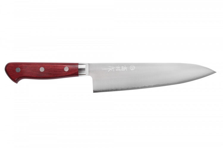 Couteau de chef japonais artisanal Takamura SGR 18cm acier SPG2