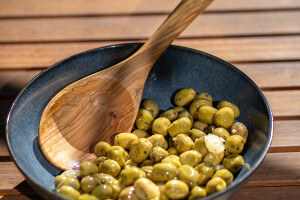 Cuillère Bérard Terra faite main en olivier 30cm