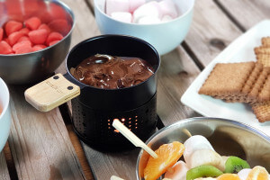 Fondue au chocolat à la bougie Cookut Lumi Choco pour 2 à 3 personnes