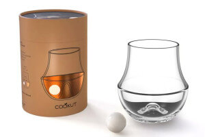 Coffret cadeau Cookut Grahams verre de dégustation + bille en marbre