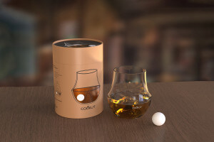 Coffret cadeau Cookut Grahams verre de dégustation + bille en marbre