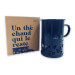 Mug à thé Cookut Sixtea chauffé à la bougie bleu