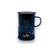 Mug à thé Cookut Sixtea chauffé à la bougie bleu