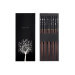 Set de 5 paires de baguettes chinoises Kutoyama en bois de nanmu 23cm
