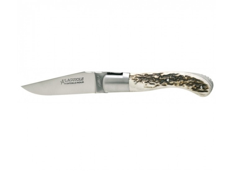 Couteau Laguiole GILLES, manche 13 cm cerf v&eacute;ritable 