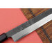 Couteau yanagiba kiritsuke 30cm japonais artisanal Hatsukokoro Shirasagi manche en ébène