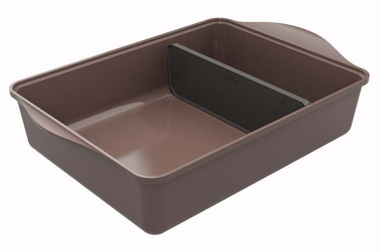 L'Incroyable plat ajustable Cookut 40x30cm moka