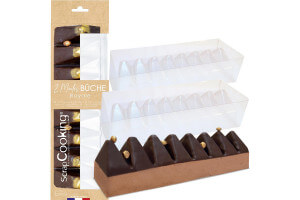 Set 2 moules à bûche Scrapcooking Royale 30cm