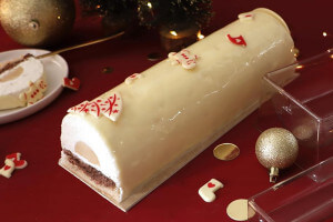 Set 5 supports à bûches/cakes Scrapcooking 10x30cm en carton kraft