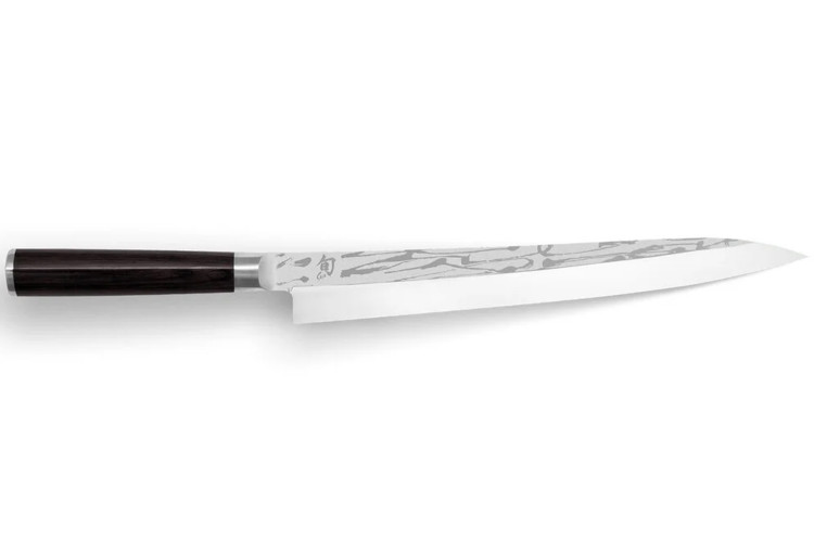 Couteau Yanagiba japonais KAI Shun Pro Sho 27cm tranchant asym&eacute;trique