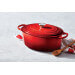 Cocotte ovale en fonte émaillée Le Creuset Signature 29cm cerise
