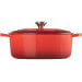 Cocotte ovale en fonte émaillée Le Creuset Signature 29cm cerise
