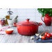 Cocotte ronde en fonte émaillée Le Creuset Signature 28cm Cerise
