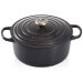 Cocotte ronde en fonte émaillée Le Creuset Signature 28cm Noir Mat
