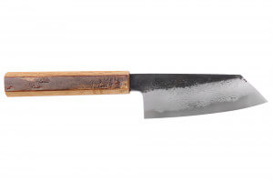 Couteau ko bunka 13,5cm japonais artisanal Hado Sumi B1D manche en cerisier