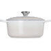 Cocotte ronde en fonte émaillée Le Creuset Signature 24cm Meringue