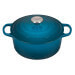 Cocotte ronde en fonte émaillée Le Creuset Signature 24cm Deap Teal