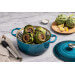 Cocotte ronde en fonte émaillée Le Creuset Signature 24cm Deap Teal