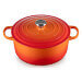 Cocotte ronde en fonte émaillée Le Creuset Signature 24cm Volcanique