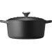 Cocotte ronde en fonte émaillée Le Creuset Signature 24cm Noir Mat