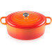 Cocotte ovale en fonte émaillée Le Creuset Signature 33cm Volcanique