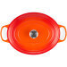 Cocotte ovale en fonte émaillée Le Creuset Signature 33cm Volcanique