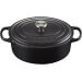 Cocotte ovale en fonte émaillée Le Creuset Signature 33cm Noir Mat