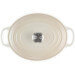Cocotte ovale en fonte émaillée Le Creuset Signature 29cm Meringue